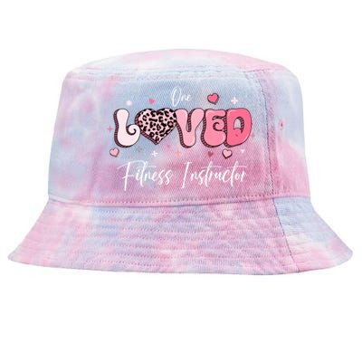 Valentines Day Fitness Instructor Gift Tie-Dyed Bucket Hat