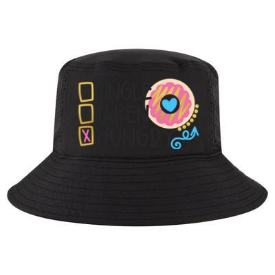 Valentine's Donut Funny Hungry Galentine's Day Cute Outfit Gift Cool Comfort Performance Bucket Hat