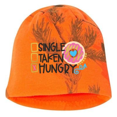 Valentine's Donut Funny Hungry Galentine's Day Cute Outfit Gift Kati - Camo Knit Beanie