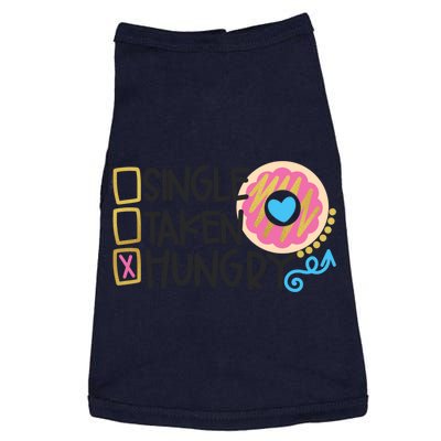 Valentine's Donut Funny Hungry Galentine's Day Cute Outfit Gift Doggie Tank