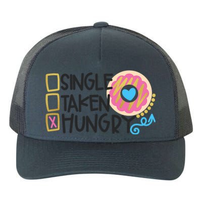 Valentine's Donut Funny Hungry Galentine's Day Cute Outfit Gift Yupoong Adult 5-Panel Trucker Hat