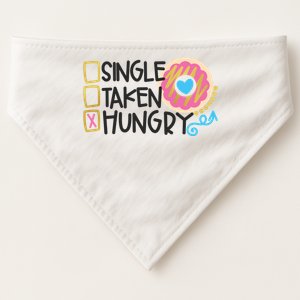 Valentine's Donut Funny Hungry Galentine's Day Cute Outfit Gift USA-Made Doggie Bandana