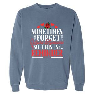 Valentines Day Funny Gift For Her Wife Mom Sister Daughter Gift Garment-Dyed Sweatshirt