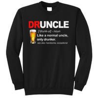 Vintage Druncle Funkle Beer Funny For Drunk Uncle Sweatshirt