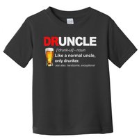 Vintage Druncle Funkle Beer Funny For Drunk Uncle Toddler T-Shirt