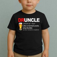 Vintage Druncle Funkle Beer Funny For Drunk Uncle Toddler T-Shirt