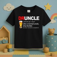 Vintage Druncle Funkle Beer Funny For Drunk Uncle Toddler T-Shirt