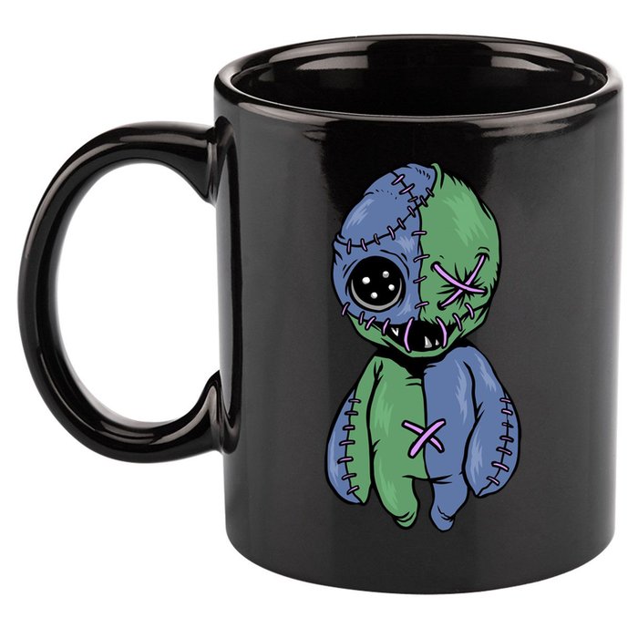 Vodoo Doll Funny Creepy 11oz C Handle Ceramic Mug