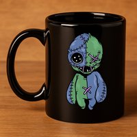 Vodoo Doll Funny Creepy 11oz C Handle Ceramic Mug