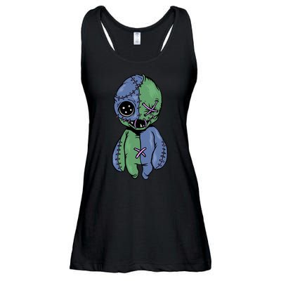 Vodoo Doll Funny Creepy Ladies Essential Flowy Tank