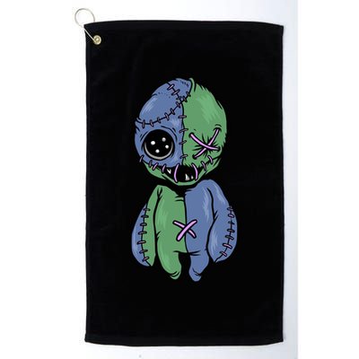 Vodoo Doll Funny Creepy Golf Towel