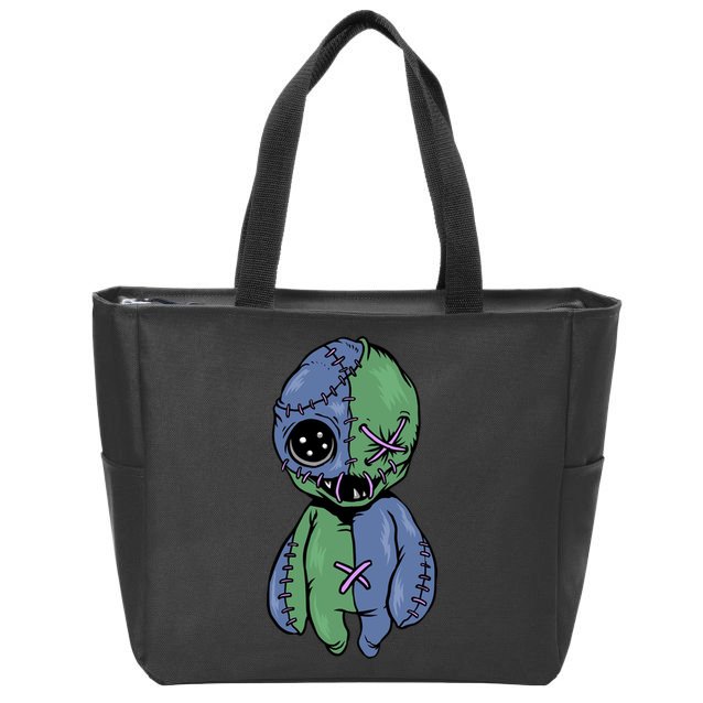 Vodoo Doll Funny Creepy Zip Tote Bag