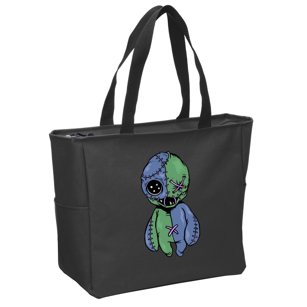 Vodoo Doll Funny Creepy Zip Tote Bag