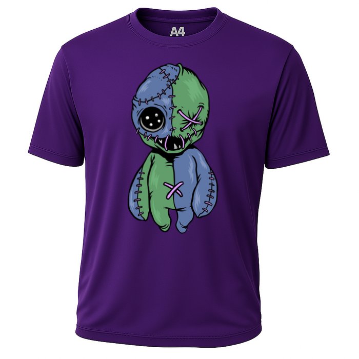 Vodoo Doll Funny Creepy Cooling Performance Crew T-Shirt