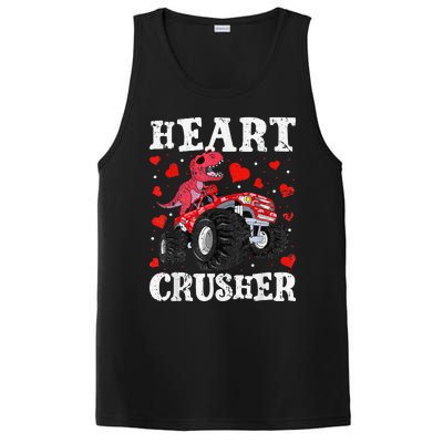 Valentines Day Funny Dinosaur Monster Truck 100 day PosiCharge Competitor Tank