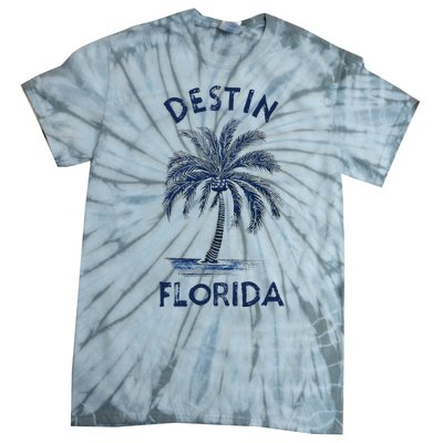 Vintage Destin Florida Palm Tree Fl Retro Tie-Dye T-Shirt