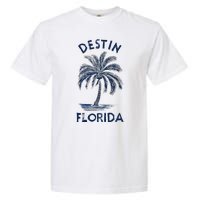 Vintage Destin Florida Palm Tree Fl Retro Garment-Dyed Heavyweight T-Shirt