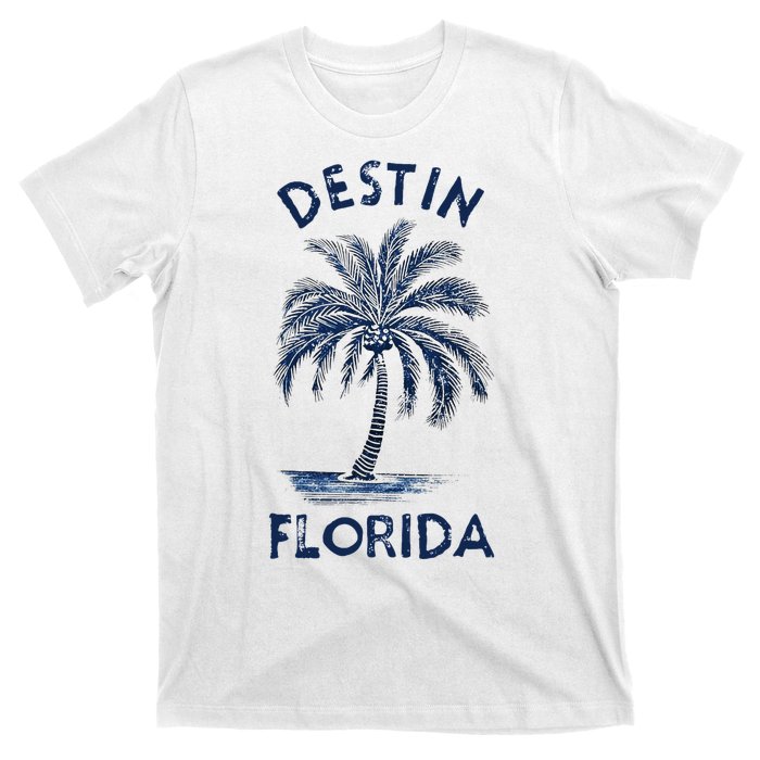 Vintage Destin Florida Palm Tree Fl Retro T-Shirt