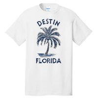 Vintage Destin Florida Palm Tree Fl Retro Tall T-Shirt