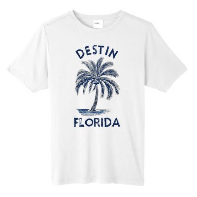 Vintage Destin Florida Palm Tree Fl Retro Tall Fusion ChromaSoft Performance T-Shirt