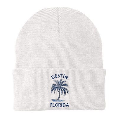 Vintage Destin Florida Palm Tree Fl Retro Beanie