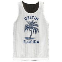 Vintage Destin Florida Palm Tree Fl Retro Mesh Reversible Basketball Jersey Tank