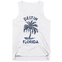 Vintage Destin Florida Palm Tree Fl Retro Tank Top