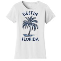 Vintage Destin Florida Palm Tree Fl Retro Women's T-Shirt