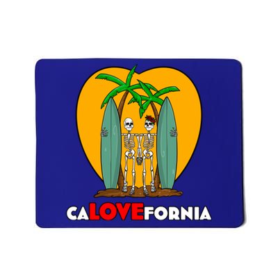 Valentines Day For California Surfing Couples Calovefornia Gift Mousepad