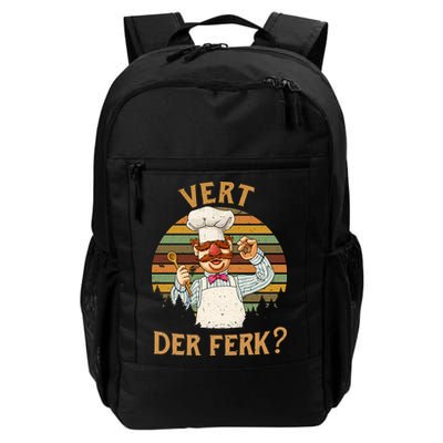 Vert Der Ferk Swedish Chef Vintage Funny Backpack