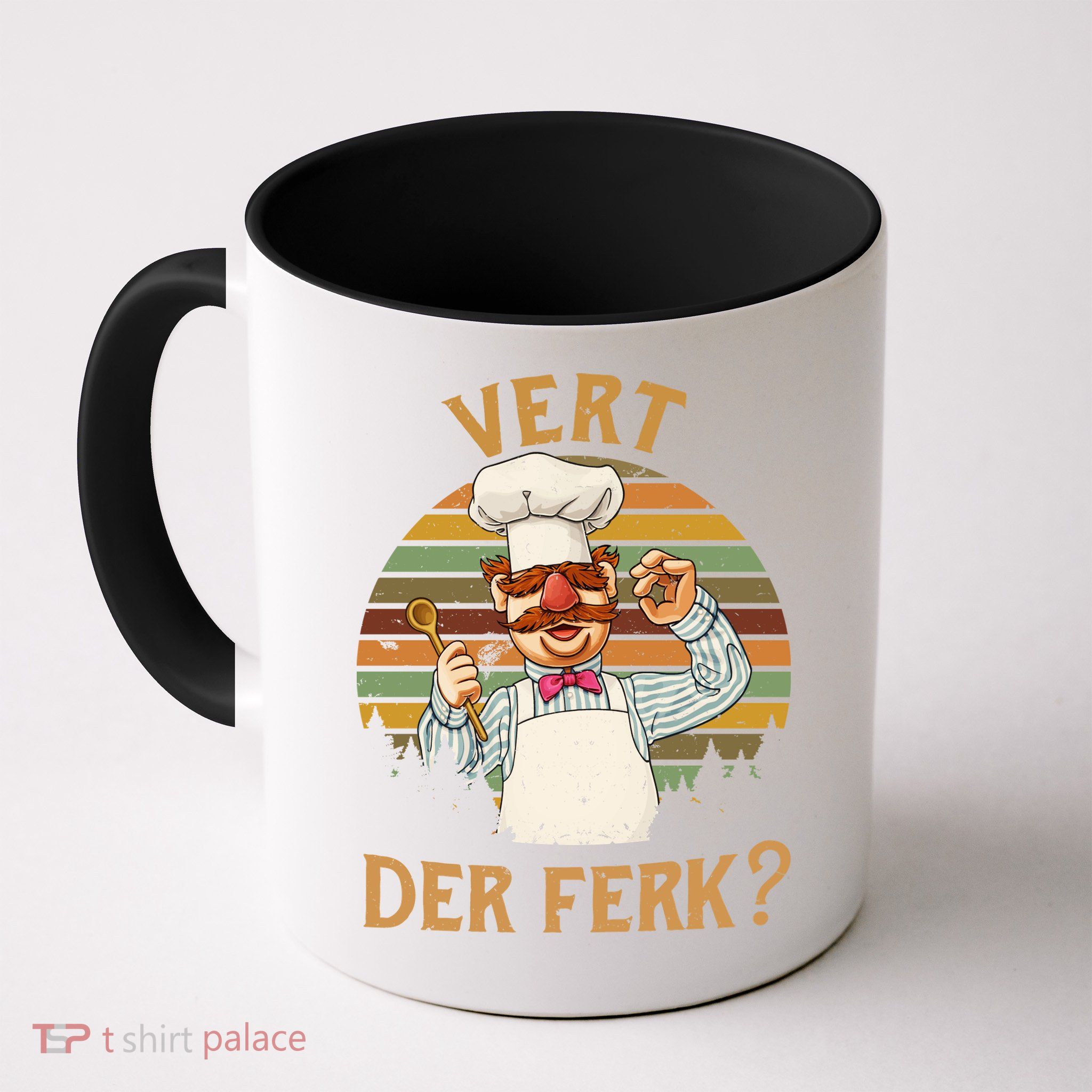 Vert Der Ferk Swedish Chef Vintage Funny Mug