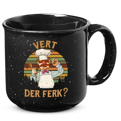 Vert Der Ferk Swedish Chef Vintage Funny 15oz Campfire Ceramic Mug
