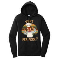 Vert Der Ferk Swedish Chef Vintage Funny Women's Pullover Hoodie