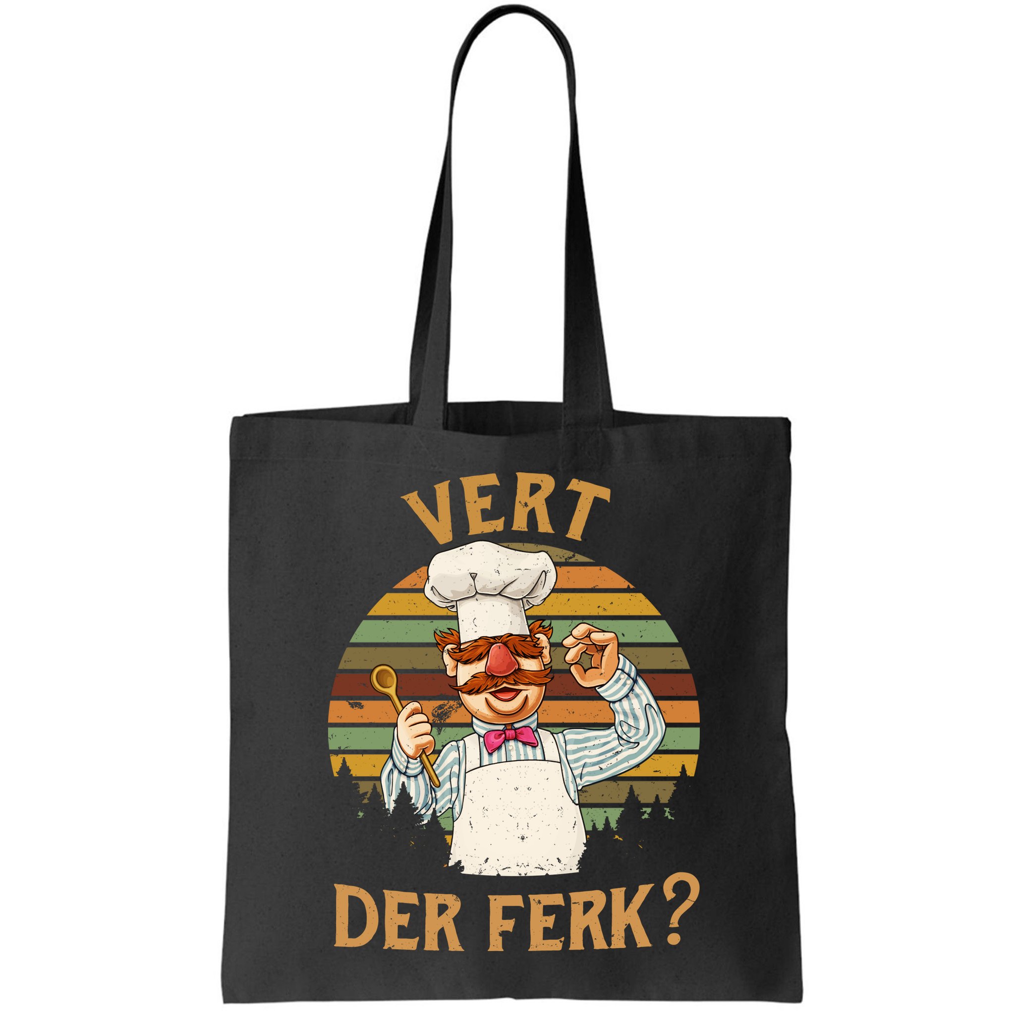Vert Der Ferk Swedish Chef Vintage Funny Bag