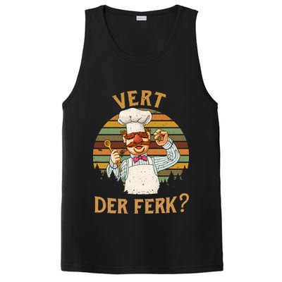 Vert Der Ferk Swedish Chef Vintage Funny PosiCharge Competitor Tank