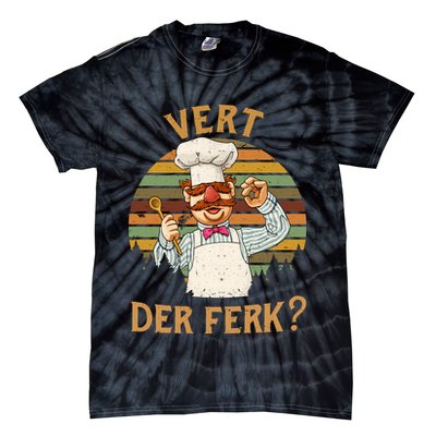 Vert Der Ferk Swedish Chef Vintage Funny Tie-Dye T-Shirt