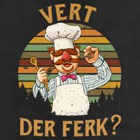 Vert Der Ferk Swedish Chef Vintage Funny Golf Towel