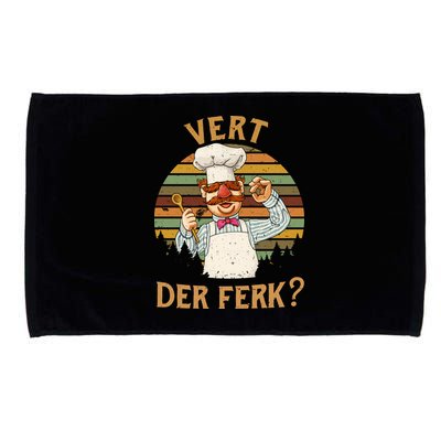 Vert Der Ferk Swedish Chef Vintage Funny Microfiber Hand Towel