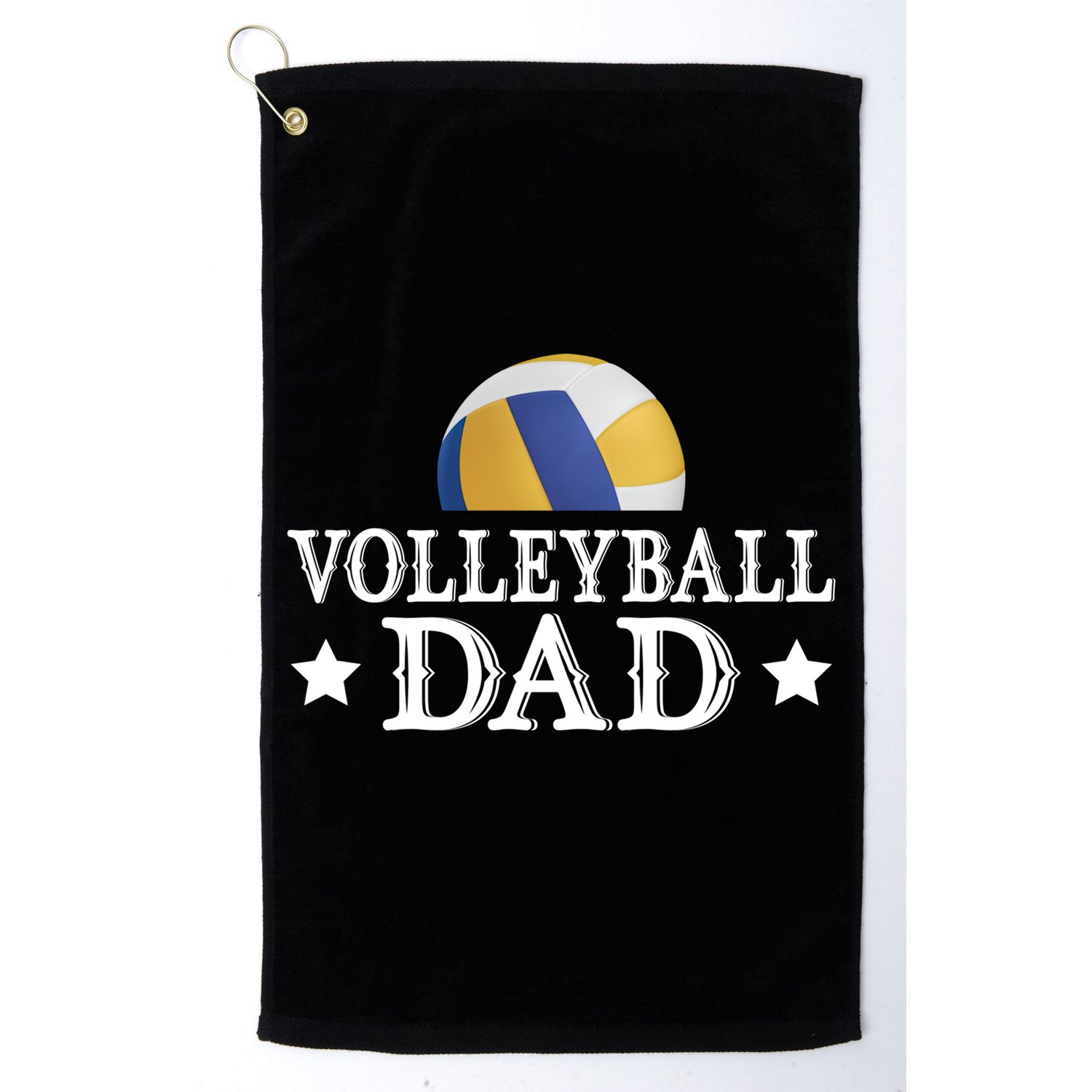 Volleyball Dad Funny Sports Volleyball Lovers Fathers Day Gift Golf Towel