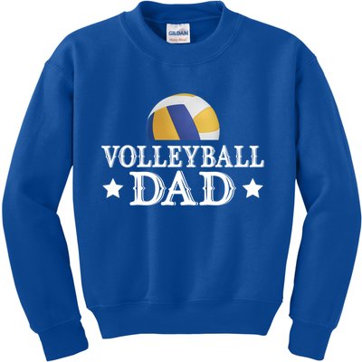 Volleyball Dad Funny Sports Volleyball Lovers Fathers Day Gift Kids Sweatshirt