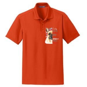 Valentines Day French Bulldog Mom Mother Mum Mummy Frenchie Gift Dry Zone Grid Polo