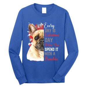 Valentines Day French Bulldog Mom Mother Mum Mummy Frenchie Gift Long Sleeve Shirt