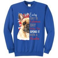 Valentines Day French Bulldog Mom Mother Mum Mummy Frenchie Gift Sweatshirt