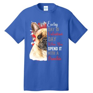 Valentines Day French Bulldog Mom Mother Mum Mummy Frenchie Gift Tall T-Shirt