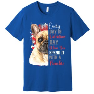 Valentines Day French Bulldog Mom Mother Mum Mummy Frenchie Gift Premium T-Shirt