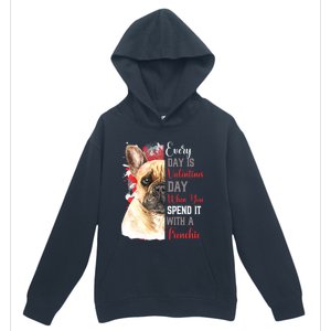 Valentines Day French Bulldog Mom Mother Mum Mummy Frenchie Gift Urban Pullover Hoodie