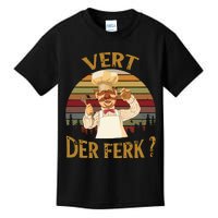 Vert Der Ferk Chef Funny Swedish Sunset Vintage Kids T-Shirt