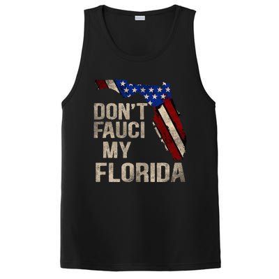 Vintage Don't Fauci My FL Flag Florida Map American PosiCharge Competitor Tank