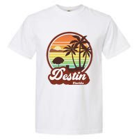 Vintage Destin Florida FL 80s Beach Souvenir Palm Tree Garment-Dyed Heavyweight T-Shirt