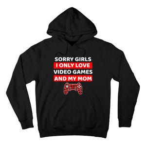 Valentines Day For Video Games Funny Gamer Tall Hoodie